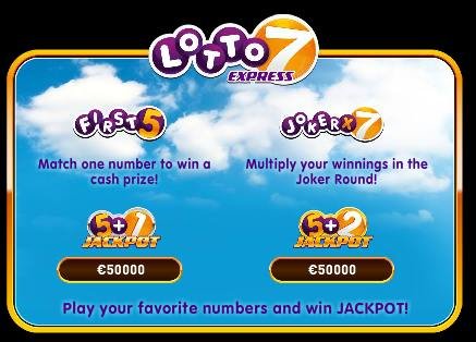 Lotto7 Express Features