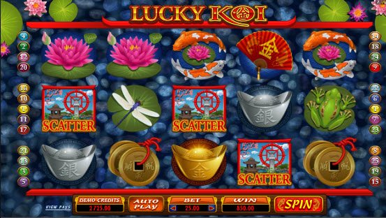 Lucky Koi Slot Game Reels