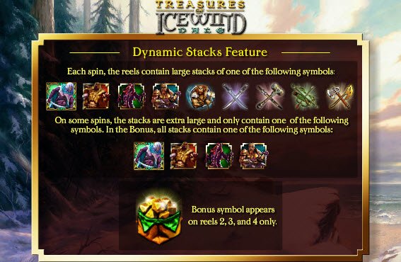 Dungeons & Dragons: Treasures Of Icewind Dale Slot Dynamic Stacks