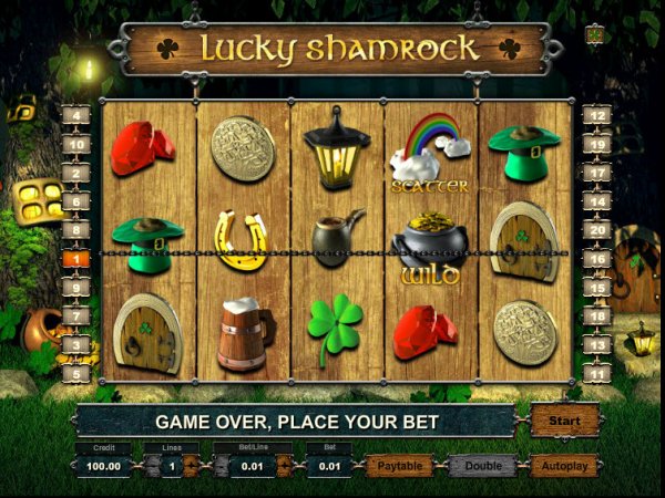 Lucky Shamrock Slot Game Reels