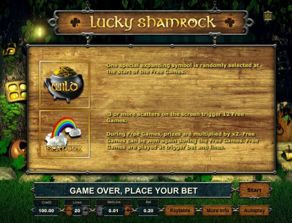 Lucky Shamrock Slot Features