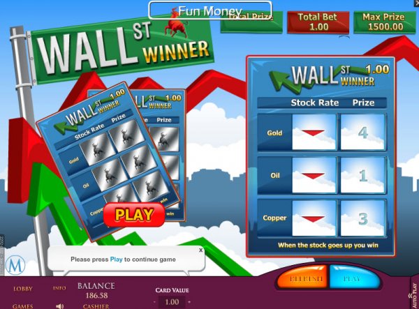 Wall Street Winner Scratch
