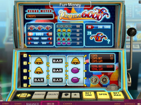 Vegas 6000 Slot Game