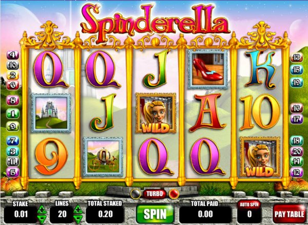 Spinderella Slot Game Reels