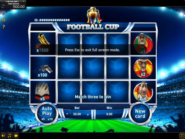 Football Cup Scratch Game