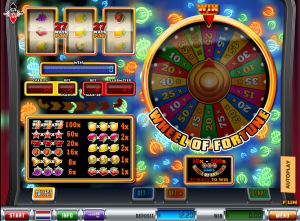 free video slots wheel of fortune