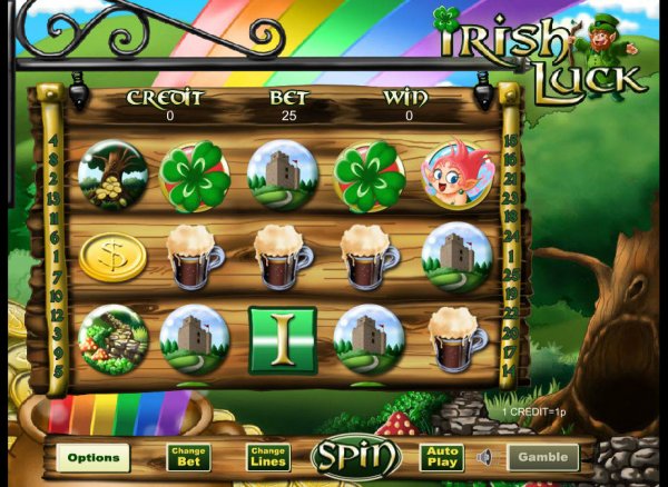 Irish Luck Slot Game Reels