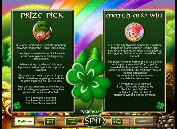 Irish Luck Slot Game Features