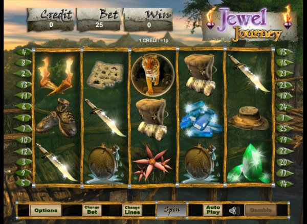 Jewel Journey Slot Game Reels