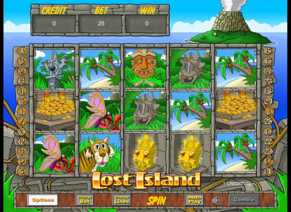 Lost Island Slot Game Reels