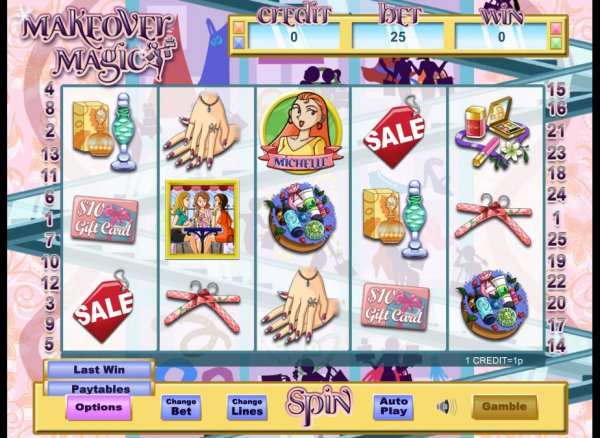 Make Over Magic Slot Game Reels