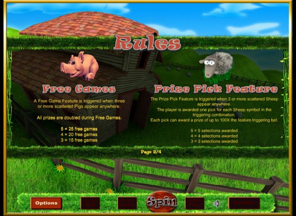Piggy Payout Slot Game Rules