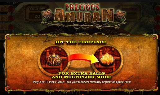 Precious Anuran Video Keno Game Feature