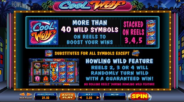 Cool Wolf Slot Features