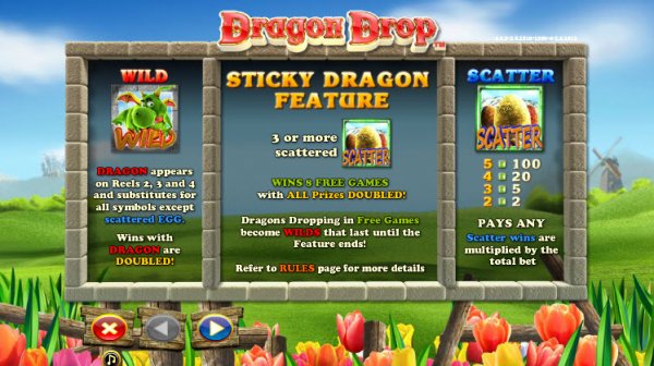 Dragon Drop Slot Bonus Features
