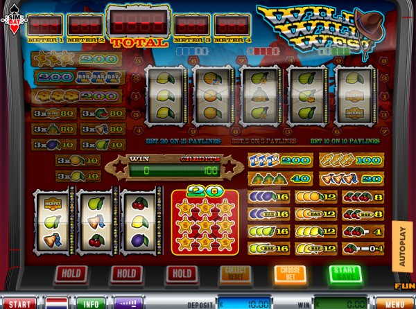 Wild Wild West Slot Basic Game