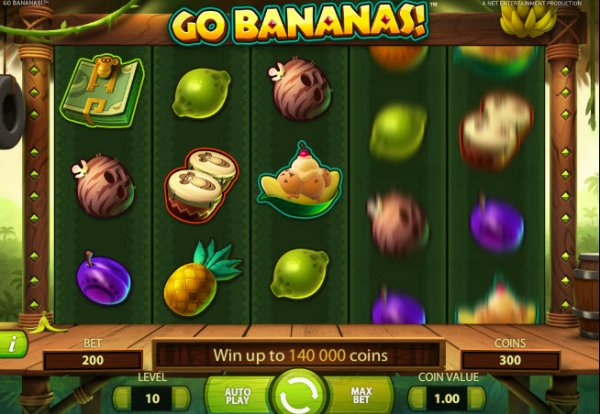 Go Bananas Slot Game Reels