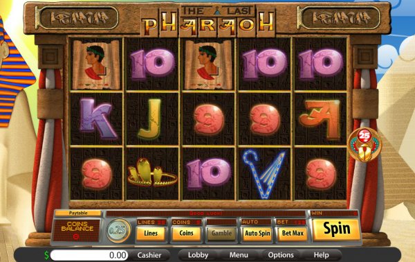 The Last Pharaoh Slot Game Reels