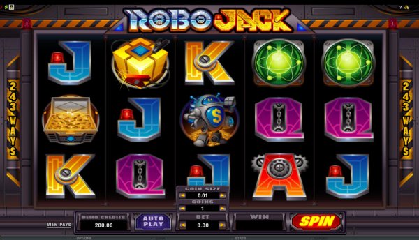 RoboJack Slot Game Reels