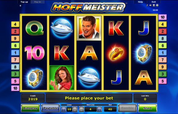 Hoff Meister Slot Game Reels