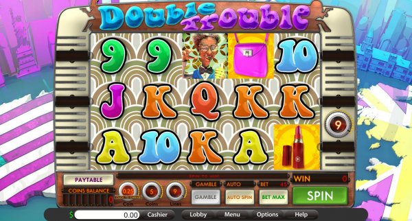 Double Trouble Slot Game Reels