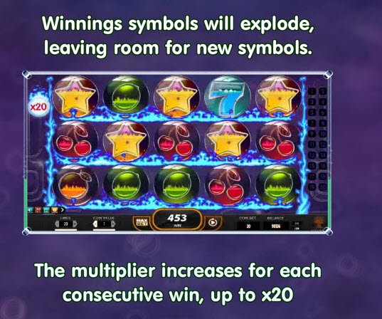 Pyrons Slot Game Features