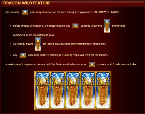 Double Dragon Slot Wild Feature