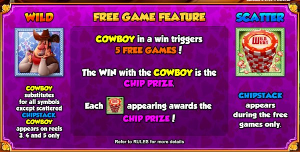 Wild West Slot Free Game Feature