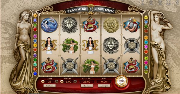 Platinum Lightning Slot Game Reels