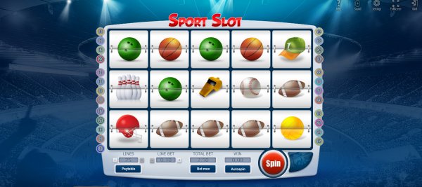 Sport Slot Game Reels