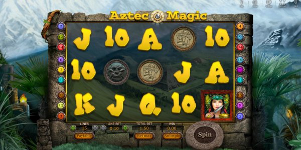 Aztec Magic Slot Game Reels