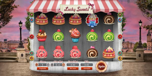Lucky Sweets Slot Game Reels