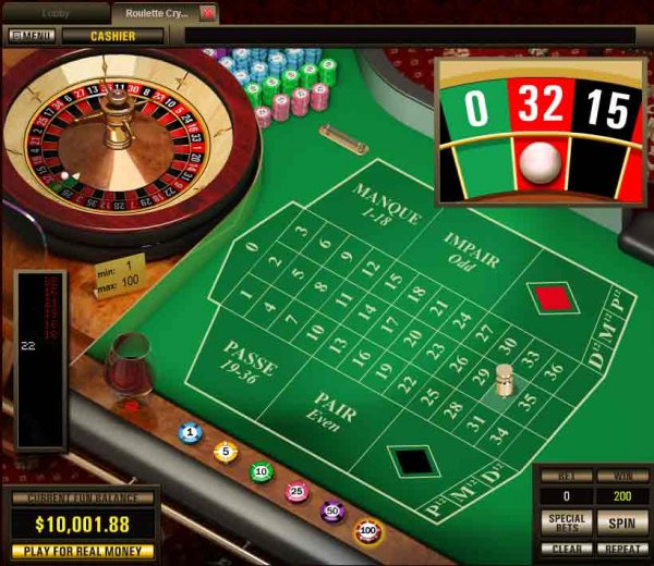 Screenshot of Roulette Crystal from Top Game