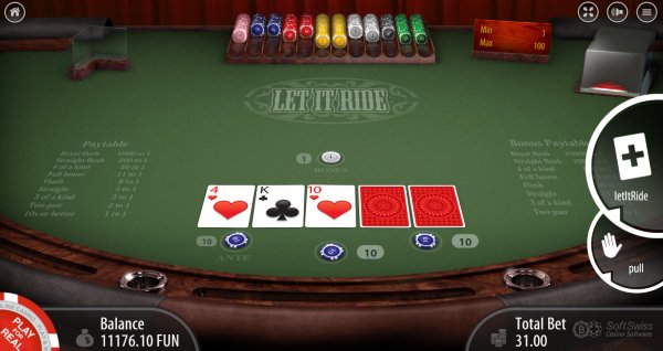 Let It Ride Poker Mobile