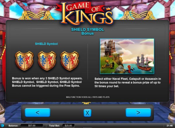 Game of Kings Slot Bonus Game