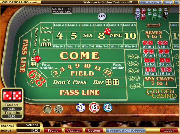 online craps free game