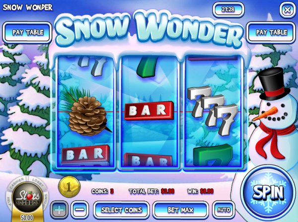 Snow Wonder Slot Game Reels