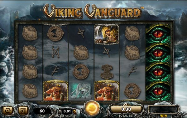 Viking Vanguard Slot Game Reels
