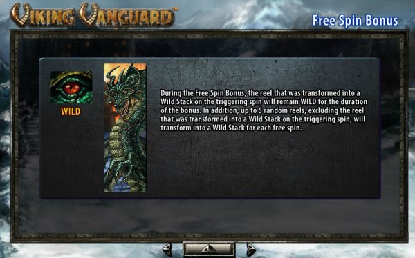 Viking Vanguard Slot Free Spin Wild Stack