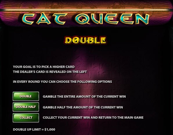 Cat Queen Slot Double Up