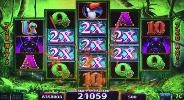 Prowling Panther Slot Game Reels With Stacked Multipliers