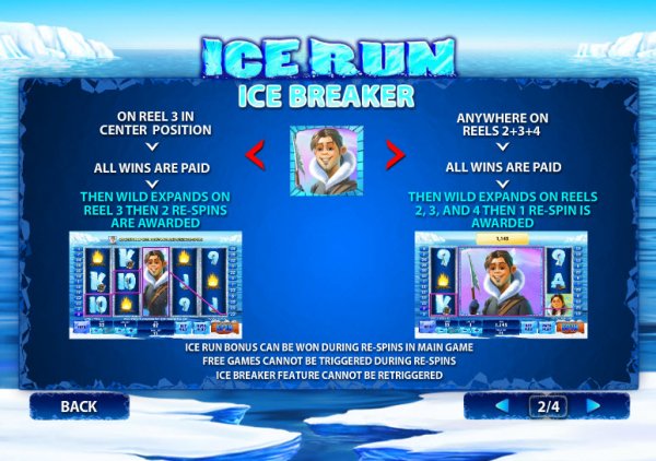 Ice Run Slot ice Breaker Feature