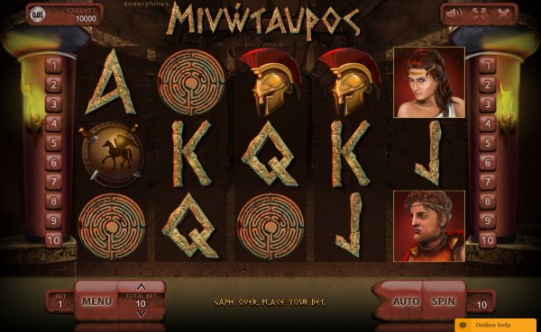 Minotaurus Slot Game Reels