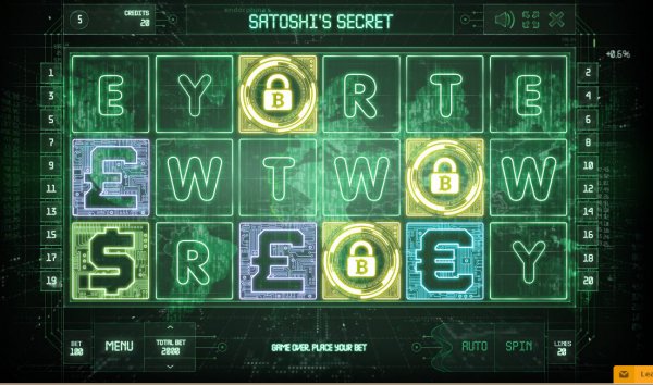 Satoshi’s Secret Slot Game Reels