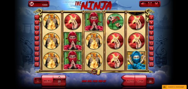 The Ninja Slot Game Reels