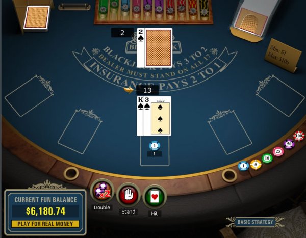 Screenshot from Royale Blackjack