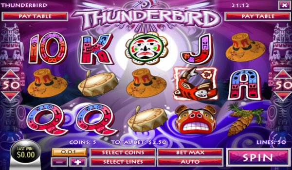 Rival GamingS New Thunderbird Slot