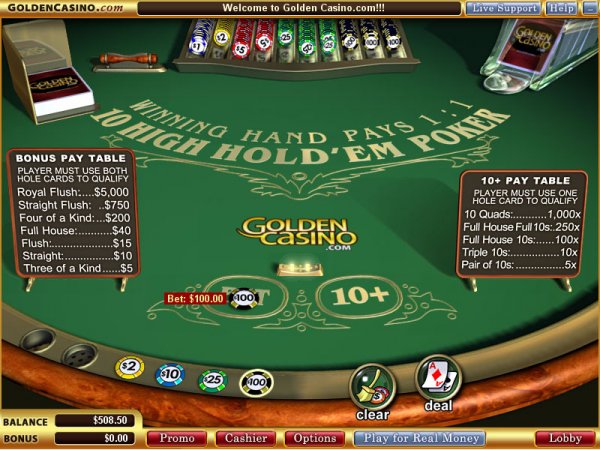 10 Hi Hold'em