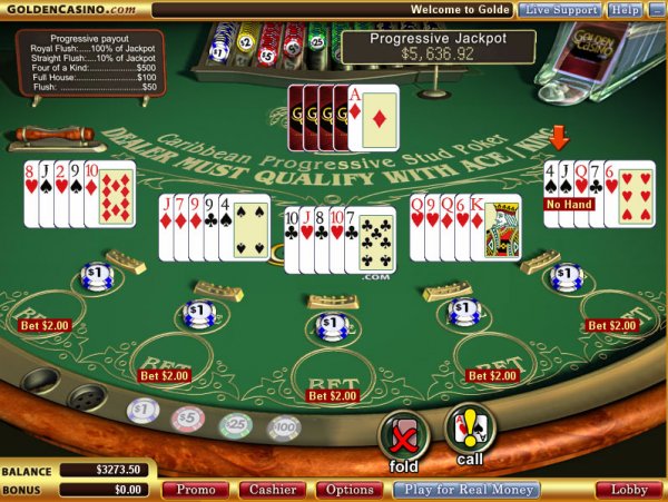 How do i play caribbean stud poker