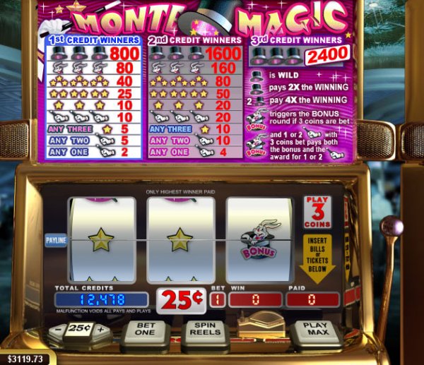 Picture of Vegas Technology's Monte Magic Slots